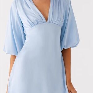 Peppermayo Mary mini dress Light Blue